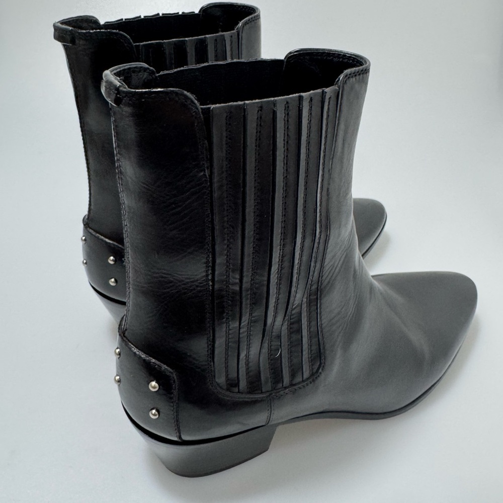 Saint Laurent 50mm West Chelsea Boots Black Women’s EU 37.5/US 7.5 - Picture 6 of 10
